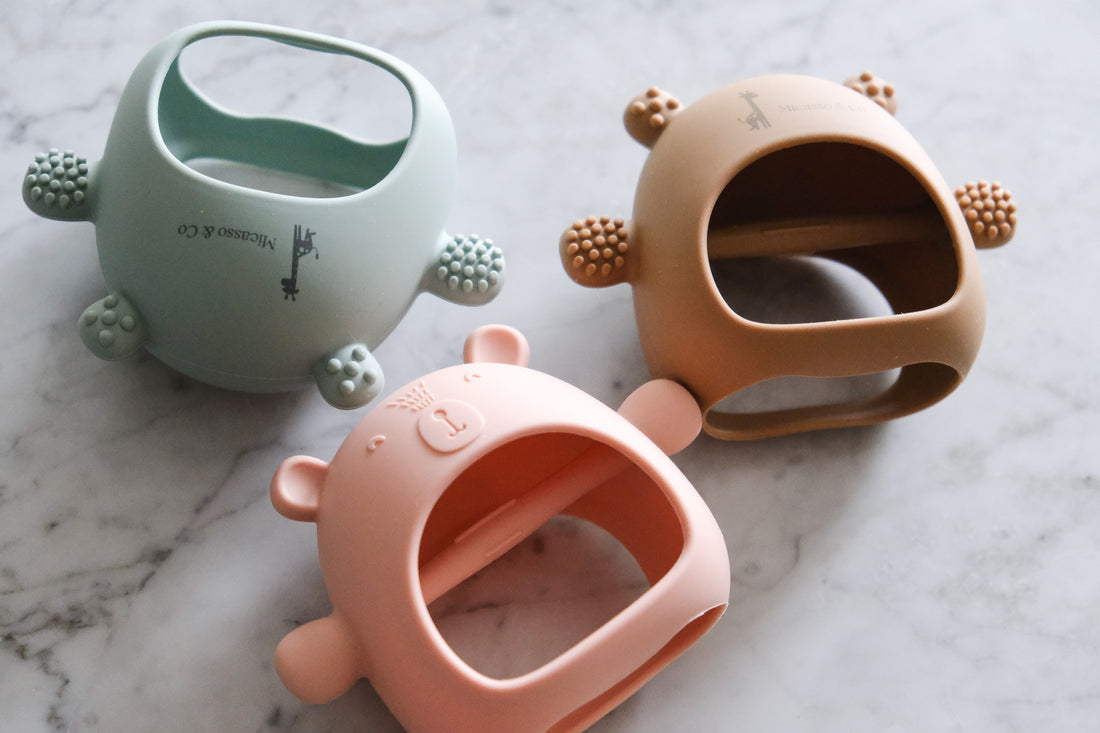 mitaine de dentition en silicone Micasso & Co