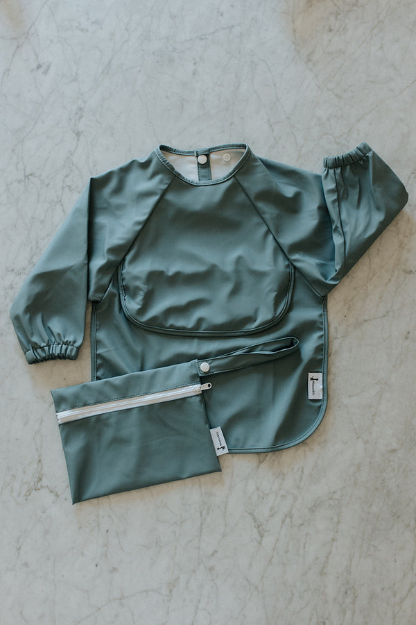 Bavette à manches longues avec pochette intégrée