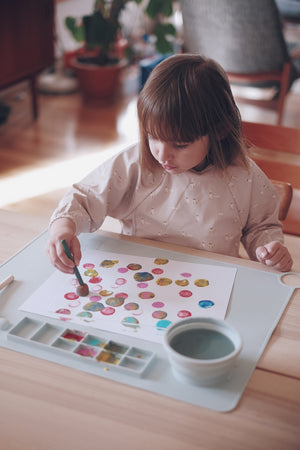 Napperon d’artiste en silicone pour enfant