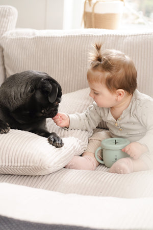 2-in-1 training cup for snacks and liquids