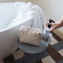 Pochette matelassée en coton biologique - Collection Vichy