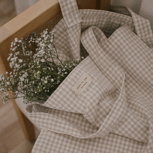 Fourre-tout en coton biologique - Collection Vichy