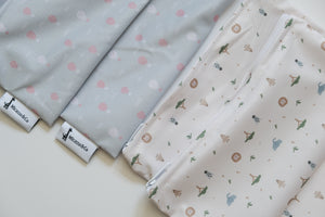 Ensemble de 2 sacs à collation et à sandwich réutilisables