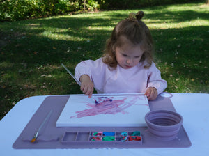 Napperon d’artiste en silicone pour enfant