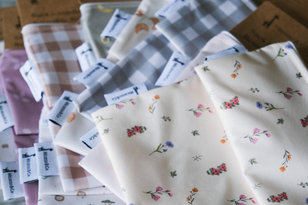 Ensemble de 2 sacs à collation et à sandwich réutilisables