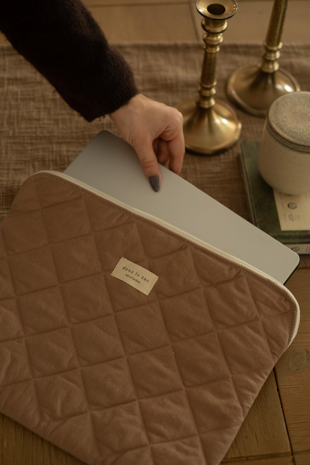 Pochette matelassée pour ordinateur