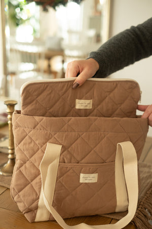 Fourre-tout matelassé pour le quotidien