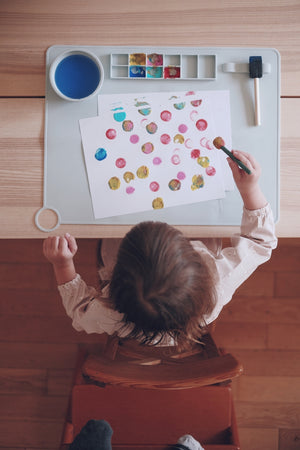Napperon d’artiste en silicone pour enfant