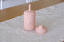 Gobelet en silicone à paille et à bec