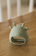 Mitaine de dentition en silicone pour bébé, girafe
