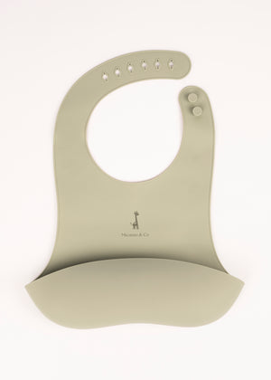 Bavoir ajustable en silicone