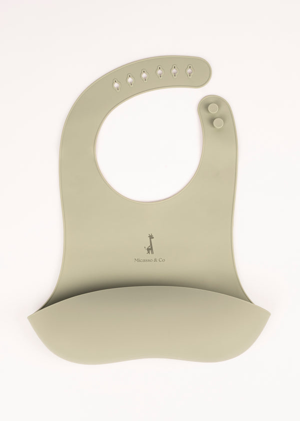 Bavoir ajustable en silicone