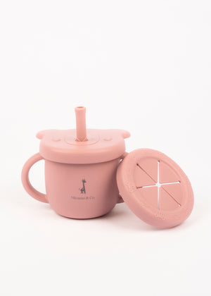 2-in-1 training cup for snacks and liquids