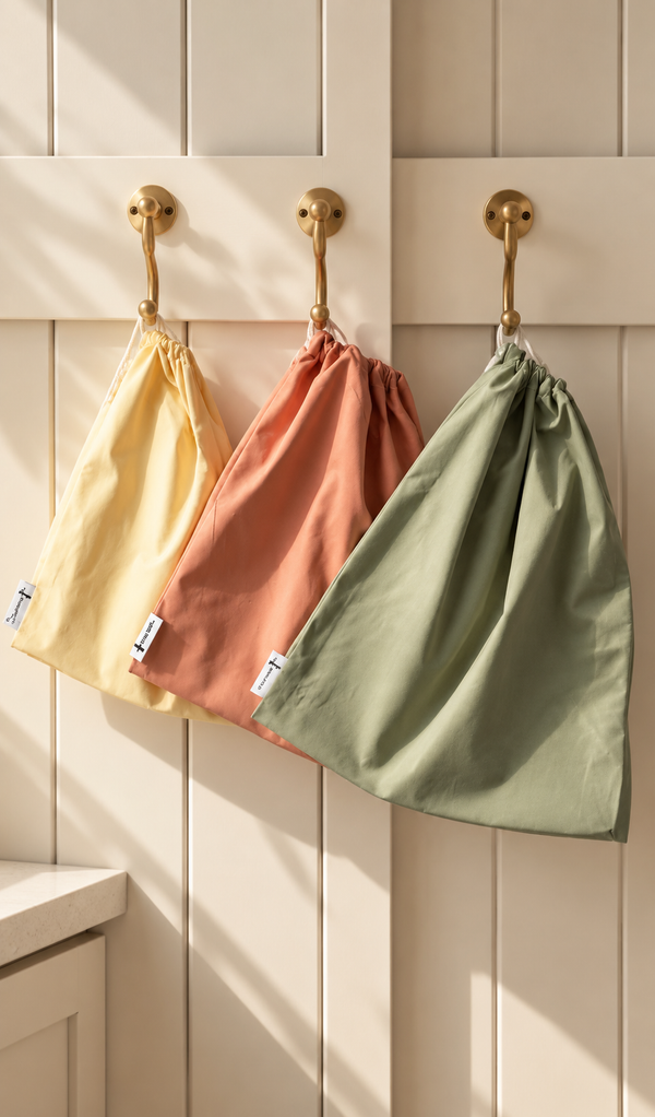 Un sac imperméable léger et réutilisable, parfait pour la garderie, l'école et les sorties. Idéal pour les vêtements de rechange ou humides. Offert en trois couleurs à seulement 7 $.