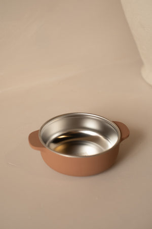 bol inox et silicone caramel