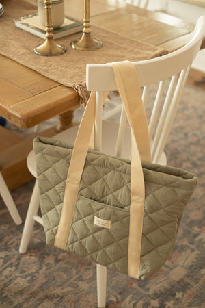 fourre-tout menthe dans le sac