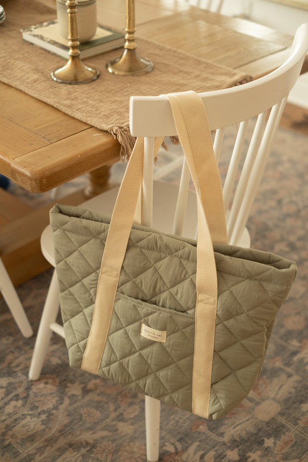 fourre-tout menthe dans le sac