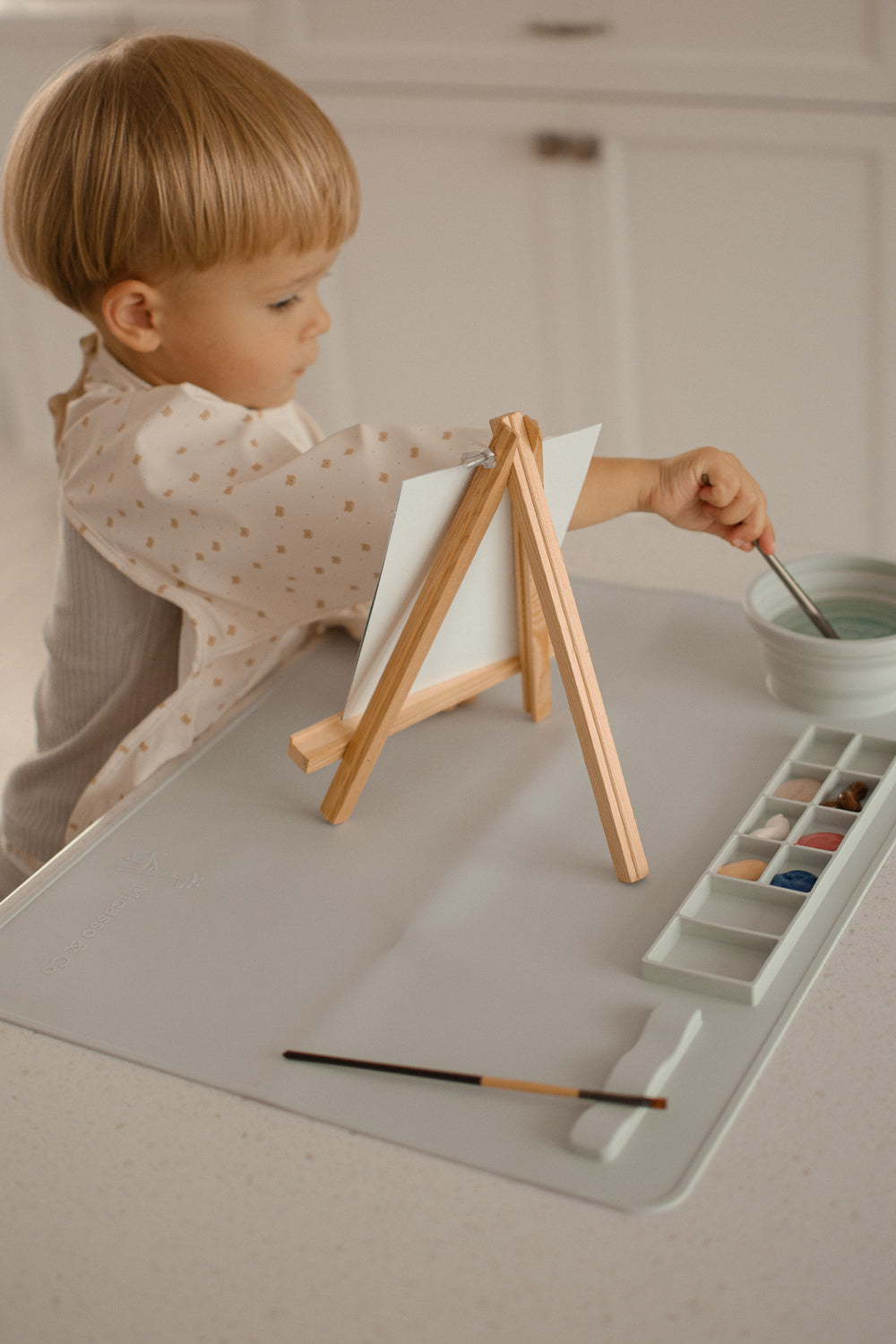 Napperon d’artiste en silicone pour enfant