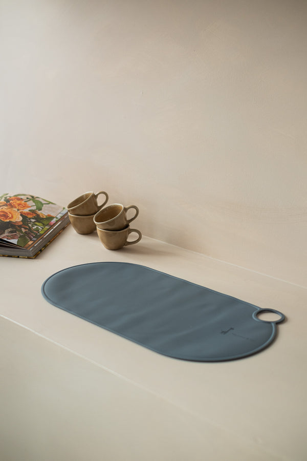 napperon souple en silicone bleu majestueux, micasso and co