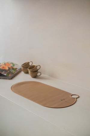napperon souple en silicone, micasso and co, caramel