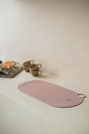 napperon souple en silicone, micasso and co, mauve