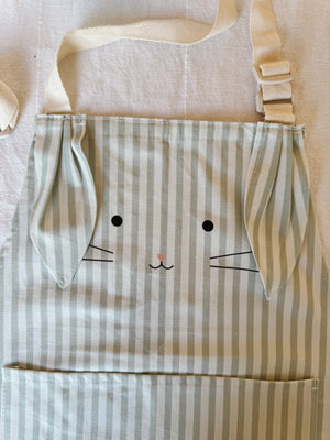 tablier de cuisine lapin sauge pour enfant micasso and co