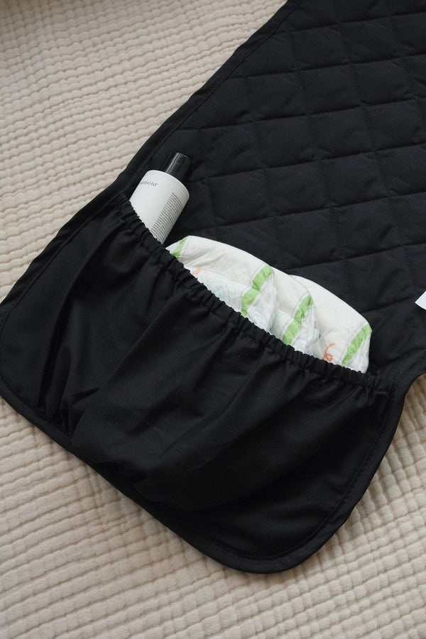 tapis de change noir dans le sac