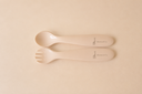 Ensemble cuillère et fourchette en silicone pour enfant